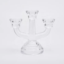 China High wedding crystal candlestick glass pillar lantern wholesales manufacturer