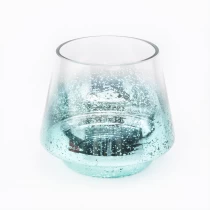 China Green Mercury glass candle holder 8oz manufacturer