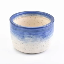 China Unique oversize cylinder  ceramic candle jars home decor  wholesale manufacturer