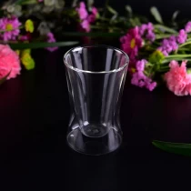 China Customized juice Glass cup wholesale double wall water mugs drinkware type manufacturer