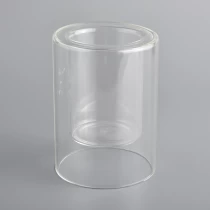 China glass candle jars glass holders containers vessels for candles manufacturer