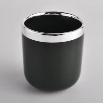 China New design candle jar handmade ceramic candle jars manufacturer