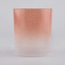 China Sunny Gradient decorative empty glass jar candle holder manufacturer