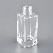 China 100ml clear square empty glass perfume bottle manufacturer