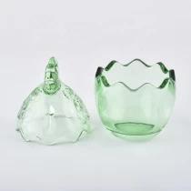 China Lovely design  candle holder with Lid Mason Jar Glass manufacturer