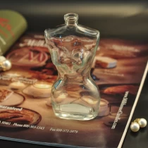 China 80ml Transparent glass oil essential perfume bottles wholesales manufacturer