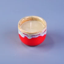 China 8oz 10oz 12oz Sunny new design votive ceramic candle holder manufacturer