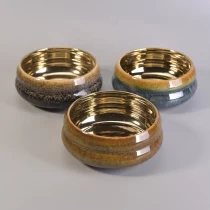 China Wholesales chinese custom tea light ceramic candle jars manufacturer