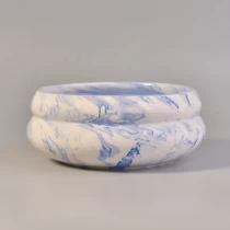 China Sunny 26+years brand cooperation luxury 3 wick ceramic candle container manufacturer