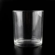 China wholesale empty clear classic glass candle holder manufacturer