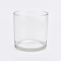 China large glass hurricane candle holder for Weddings manufacturer