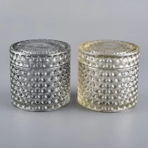 China wholesale high quality empty custom glass container for candle manufacturer