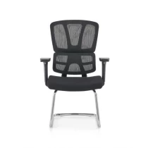 China Newcity 808CF Modern Office Furniture Meeting Room Mesh Chair Reception Guest Chair Best Ergonomic Back Design Mesh Chair Customized Visitor Chair Supplier Foshan China manufacturer