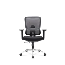 China Newcity 820BF Aprovizionare cu ridicata Ajustare la mijlocul spatelui Ridicator pivotant Modern Ergonomic Scaun de birou din plasă de înaltă calitate producător