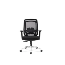 Trung Quốc Newcity 618B Bán chạy Khuyến mãi Chất lượng cao Xoay màu đen Nhân viên Lễ tân Lưới Bàn làm việc văn phòng có hỗ trợ thắt lưng nhà chế tạo