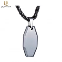 porcelana Colgante de carburo de tungsteno de tungsteno de alta calidad del padre de la alta calidad para los hombres altamente pulido Facetado de tungsteno Tagsten Tag China Fabricante fabricante