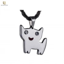 China Großhandel Modeschmuck Herren Wolframkarbid Hund Anhänger Halskette Tier Wolfram Anhänger China Lieferant Hersteller