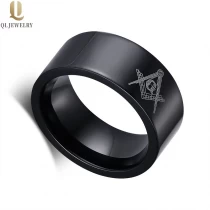 Cina Popolare Personalizzato Inciso 8mm Pianura Polacco Black Black Tungsteno Anello in metallo duro Tungsten Binger Anello in carburo di tungsteno Band in carburo Cina Fabbrica e produttore produttore