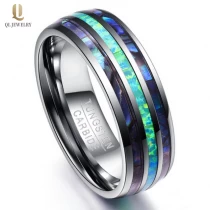 Cina Anello in tungsteno nero del tungsteno del tungsteno della fascia del tungsteno del tungsteno della banda del tungsteno della fascia del tungsteno della banda del tungsteno dell opal dell opale dell opale dell opale dell opale dell opale della fascia produttore