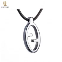 China Hohe Qualität Männer Modeschmuck Wolframkarbid Oval Anhänger Für Männer Wolfram Oval Hundetikett Halskette China Hersteller Hersteller