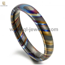 China Hotsale New Products 4mm Domed Tricolors Zircuti Ring Timascus Ring Wedding Bands China Supplier manufacturer
