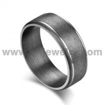 China Rare Metal Wedding Band for Men 8mm Flat and Beveled Edges Wire Brushed Pure Tantalum Wedding Ring China Manufacturer manufacturer