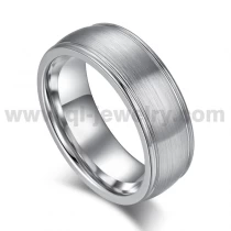 Chine Chine 2023 Anneaux de mariage en cobalt de style le plus récent 8mm Anneau de cobalt bombé et rond brossé Fabricants fabricant