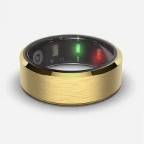 Chine Vente chaude Placage Gold Tungsten Carbide Health Smart Ring OEM Étiquette blanche personnalisée Sé frémissement cardiaque étanche à la mode à chaud Men Sports Ring Chine fabricant fabricant