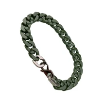 China Wholesale Men's Cuban Link Hip-Hop Style Ceramic Bead Bracelets manufacturer