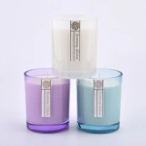 China Hot Sale 300ml Thick Wall Glass Candle Jars manufacturer