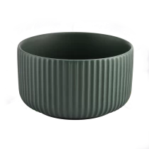 中国 12盎司蜡空空陶瓷蜡烛罐批发 制造商