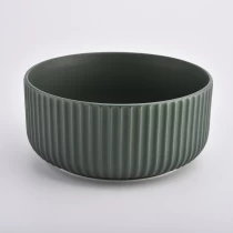 China Custom Color Ceramic Candle Vessels manufacturer