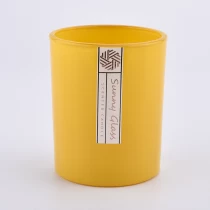 Tsina popular hot sale matte glossy finish colored glass candle jars 300ml - COPY - ju83w9 Manufacturer