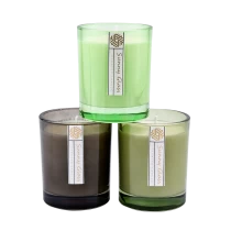 Kina Custom Color and Logo 300ml 8oz Wax Glass Candle Jars grossist tillverkare