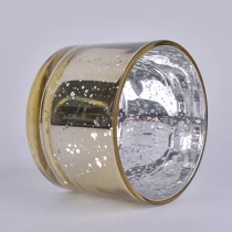 Cina 16 oz Classic Glass Glass Candle Jar Mercury Glass Candle Jar produttore