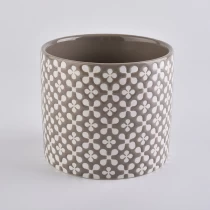China Customized 14oz Ceramic Candle Vessels manufacturer