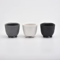 Čína Customized Unique Three Feet Sanding Ceramic Vessels For Candle Plant - COPY - vemkpo výrobce