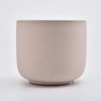 China OEM Matte Ceramic Vessels For Candle Making manufacturer