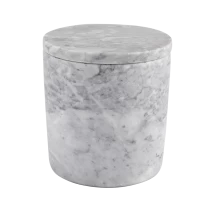 China new heavy marble sone jar with lid manufacturer