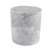 China New Marble Marmer Sone Jar dengan Lid pengilang