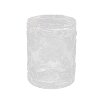 Cina Vaso di candela di vetro trasparente di lusso 300ml con coperchio per la decorazione domestica all\'ingrosso produttore