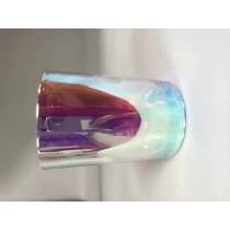 Ķīna Iridescent spīdīgi stikla sveces burkas ar biezu sienu ražotājs