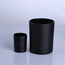 China black candle jars glass wholesale manufacturer