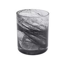 Čínsky Gray Cylinder sklenené svietniky pre voňavé sviečky výrobca