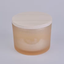 Cina Barattolo di candela in vetro da 4 pollici con coperchio produttore