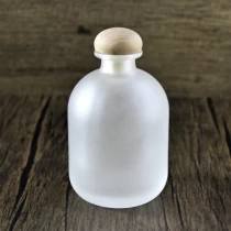 China Garrafas de difusor de vidro branco fosco 400ml de aroma fabricante