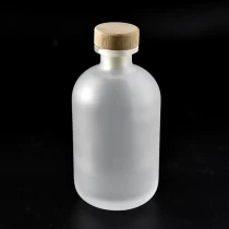China frosted white cylinder glass Aromatherapy diffuser bottles manufacturer