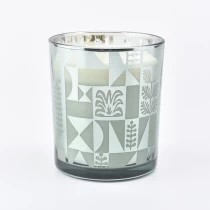 Trung Quốc Luxury 8oz glass candle jars for home decoration - COPY - lje3d2 nhà chế tạo