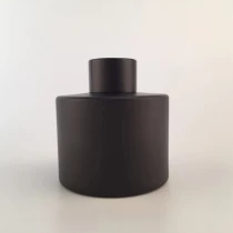 Cina botol reed diffuser kaca matte hitam bulat 100ml 150ml 200ml 250ml pabrikan