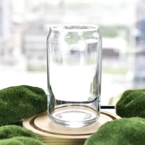 China 480ml clear glass jar wholesales candle vessel manufacturer